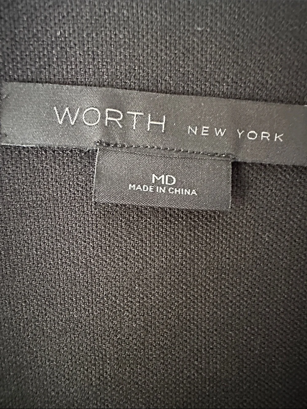 Worth Black Open-Front Blazer Jacket